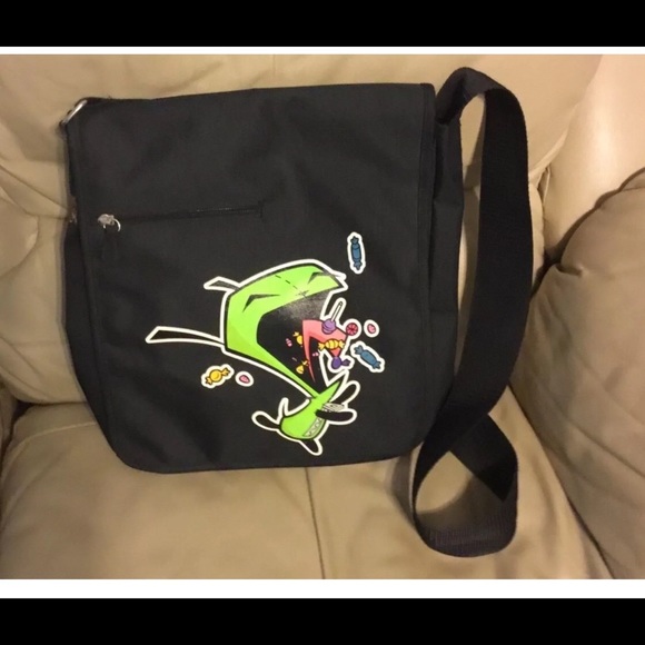 invader zim messenger bag